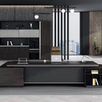 Byram · Modern L-Shaped Executive Desk