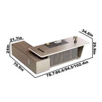 Mantell · Modern L-Shaped Executive Desk