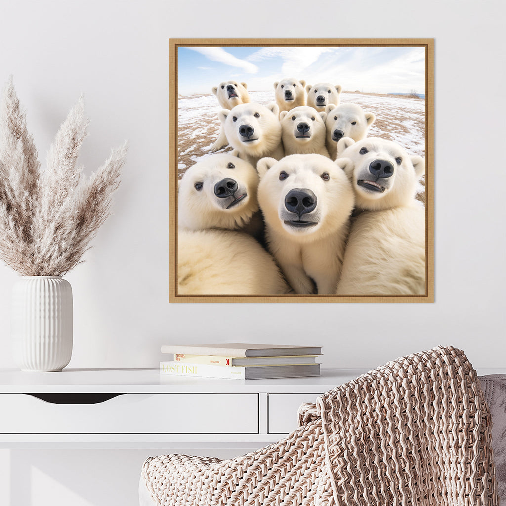 Funny Polar Bear Selfie by The Creative Bunch Studio