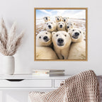 Funny Polar Bear Selfie by The Creative Bunch Studio