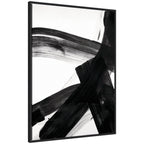Black Mark No. 2 by Amy Lighthall Framed Canvas Wall Art Print