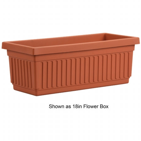 Myers Industries Inc Akrvnp24000E35 Akro 24 In. Venetian Flower Box Clay