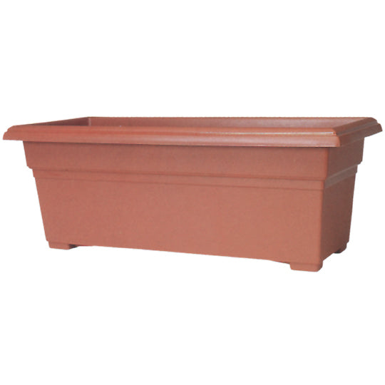 Novelty Manufacturing Co Nov26275 Novelty Countryside 12X27 3Gal Patio Planter Box Terra Cotta