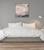 Sylvie When the North Wind Blows- Sepia Framed Canvas by Nel Whatmore