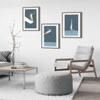 Sylvie Contemplation Framed Canvas by Rocket Jack