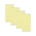 Oversized Striped Border Cabana Beach Towels - Santa Cruz