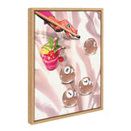 Sylvie Game Night Billiards Framed Canvas by Honey Island Studio