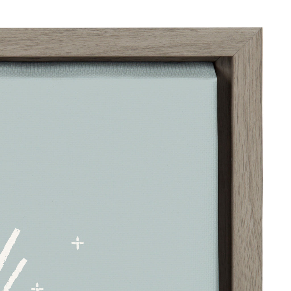 Sylvie Sun Beach Tropical Surf Framed Canvas by The Creative Bunch Studio