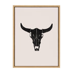 Sylvie Western Skull Framed Canvas by Honey Island Studio