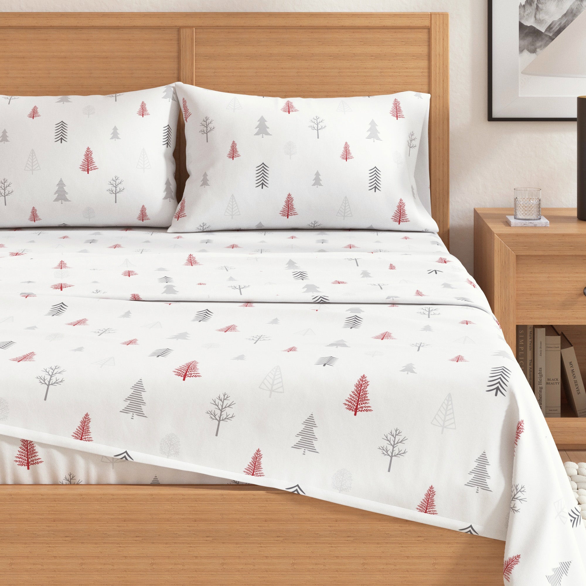 100% Turkish Cotton Flannel Sheet Sets - Boulder Collection