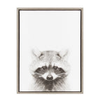 Sylvie Raccoon Framed Canvas by Simon Te Tai