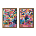 Sylvie Applause Framed Canvas Set by Leah Nadeau