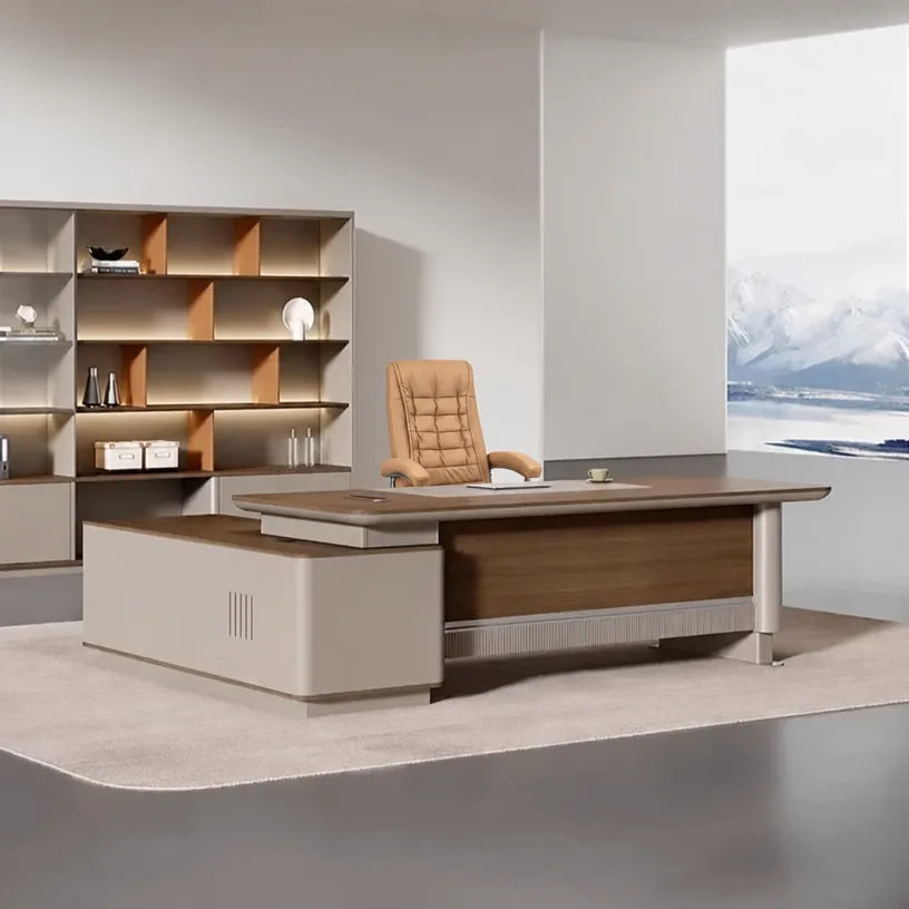 Brinton · Modern L-Shaped Executive Desk