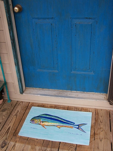Betsy Drake Dm010 Dolphin Fish Door Mat 18&Quot;X26&Quot;