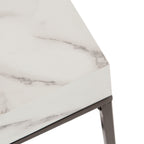 Karlsen Wood and Metal Slim Side Table