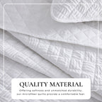 Diamond Embossed Quilt Set - Diamond Microsculpt Collection