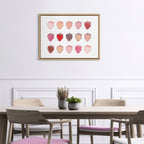 Sylvie Strawberry Fields Print Framed Canvas by Statement Goods