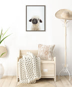 Sylvie Animal Studio Black Nosed Sheep Framed Canvas by Amy Peterson Art Studio
