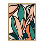 Sylvie Fanciful Ficus 2 Framed Canvas by Alicia Bock