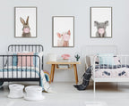 Sylvie Bubble Gum Piglet Framed Canvas by Amy Peterson Art Studio