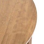 Foxford Round Wood Side Table