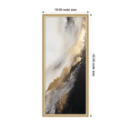 Luxe Drift Modern Glamour Abstract by The Creative Bunch Studio Framed Wall Art Print