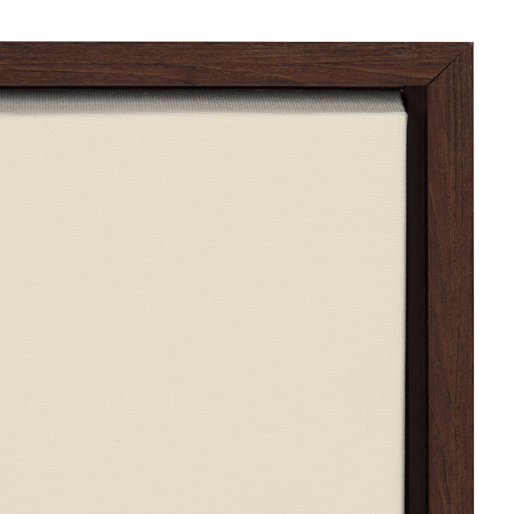 Sylvie Retro Rainbow Framed Canvas by The Creative Bunch Studio