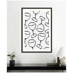 Wine Everywhere by Gabrielly Guedes Framed Wall Art Print