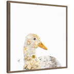 Duck No. 2 by Madeline Jeppesen Framed Canvas Wall Art Print