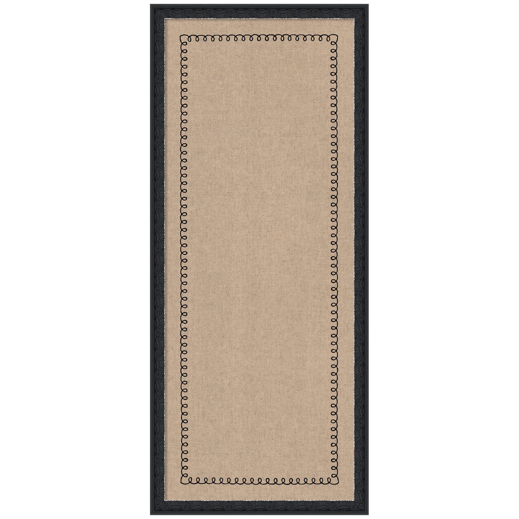 Pinboard Black Scallop Print