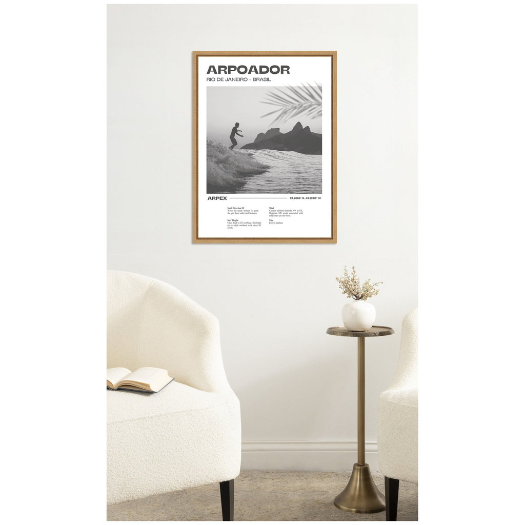 Rio de Janeiro by Honey Island Studio Framed Canvas Wall Art Print