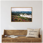 Sylvie Snow Covered Mountain Landscape Framed Canvas by Patricia Hasz