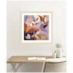 Framed Art Azure leaves by Inkheart Designs