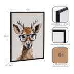 Gallery Cute Deer Wearing Glasses Print by The Creative Bunch Studio