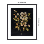 Framed Art Moody Floral 7 by Annie Quigley
