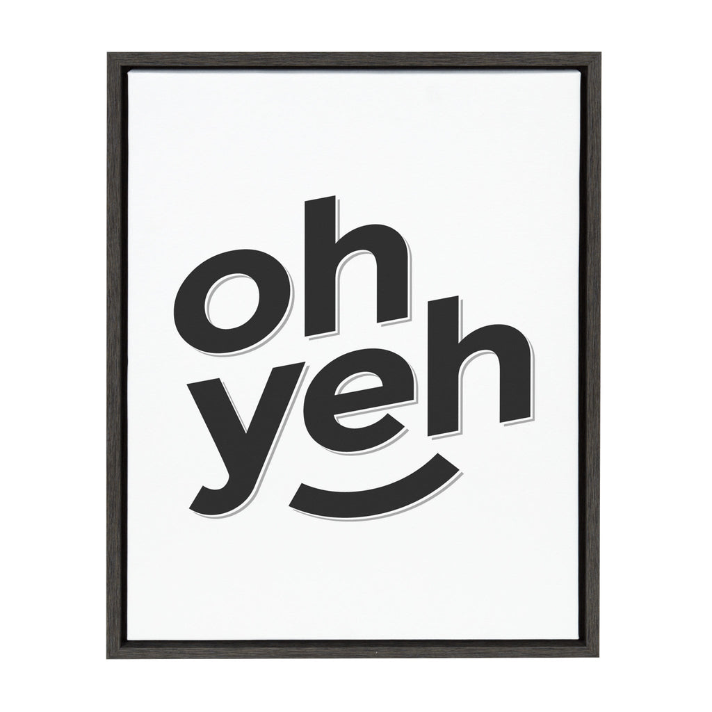 Sylvie Oh Yeh Framed Canvas By Rocket Jack