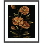 Framed Art Moody Floral 6 by Annie Quigley