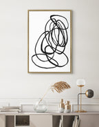 Sylvie Ring of Light 2 Framed Canvas by Nikki Chu