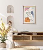 Sylvie Thinking of You Framed Canvas by Rachel Lee of My Dream Wall