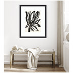 Framed Art Dark Floral by Alicia Bock