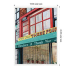 One Two Three Four by Krista V. Allenstein Framed Canvas Wall Art Print