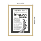 Woman's World by Honey Island Studio Framed Wall Art Print