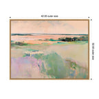 Sylvie Pastel Horizon III Framed Canvas by Amy Lighthall