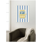 Coastal Sardines by Aislinn Simmonds Duchess Plum Framed Canvas Wall Art Print