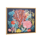 Gallery Bright Coral Underwater Ocean Print by The Creative Bunch Studio