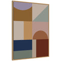 Modern Bohemian Pattern 2 by The Creative Bunch Studio Framed Canvas Wall Art Print