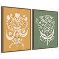 Bungalow Charm 2 Piece Framed Canvas Wall Art Set by Vicky Yorke