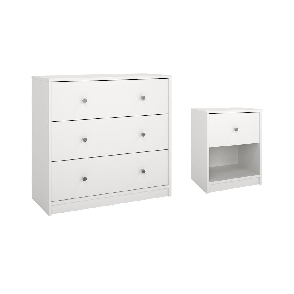 2-Piece Bedroom Set - Nightstand And Chest