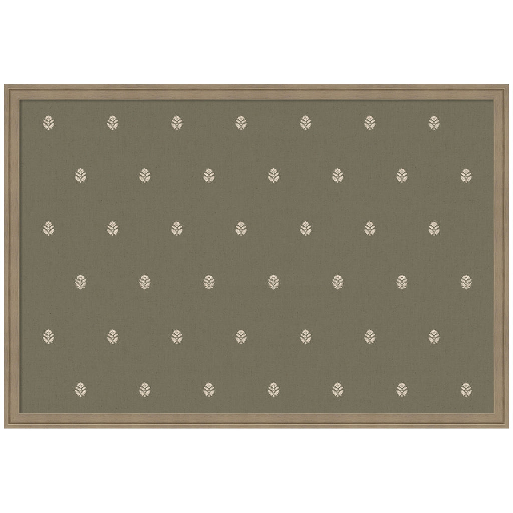 Pinboard Green Botanical Block Print