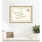 Vintage Postcard by Lucky Guava Framed Canvas Wall Art Print